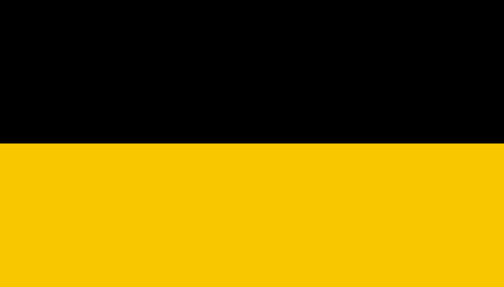 Die Farben Landesflagge Baden-Württembergs.