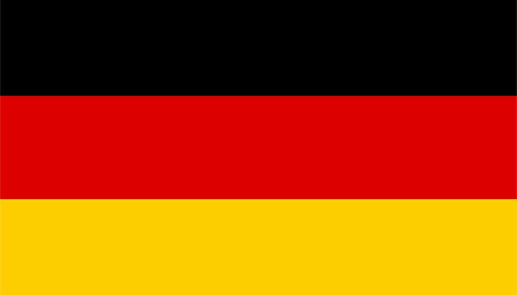 Die Farben der Landesflagge Rheinland-Pfalzes.