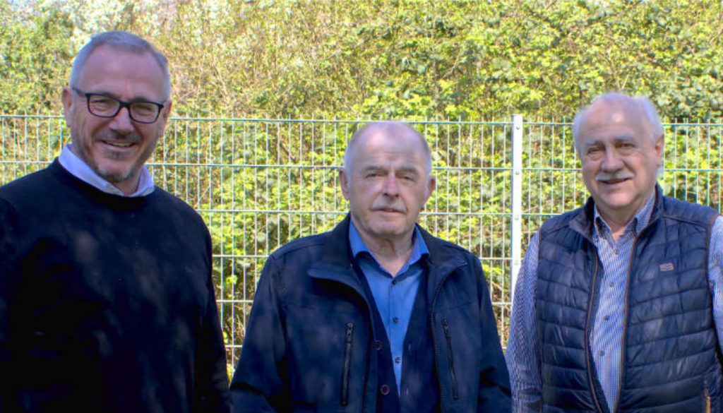 Das Präsidium der KABS: links: Vizepräsident Marcus Schaile, Mitte: Präsident Hartwig Rihm, rechts: Vizepräsident Klaus Horst